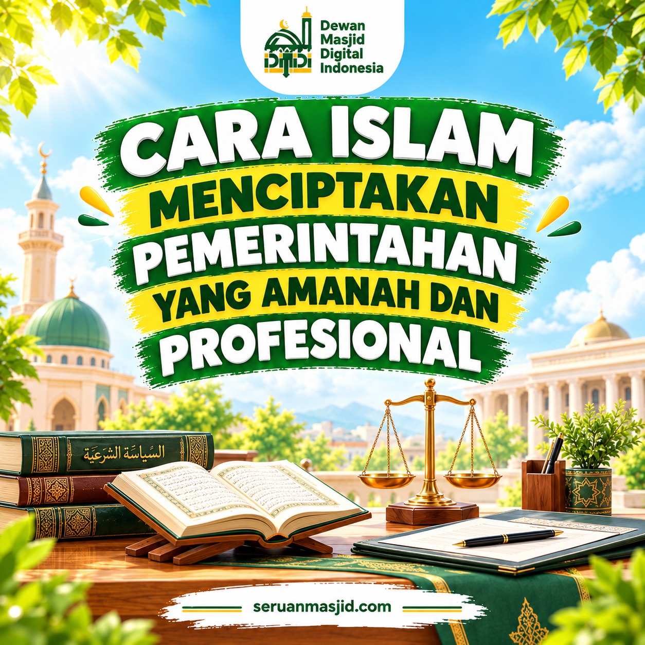 CARA ISLAM MENCIPTAKAN PEMERINTAHAN  YANG AMANAH DAN PROFESIONAL